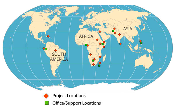 world map